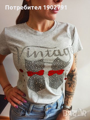 Дамска тениска с котенца, снимка 4 - Тениски - 32206604
