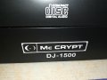 MC CRYPT DJ-1500 CD ВНОС SWISS 0510231425L1EKD, снимка 9