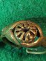 ВЪЗРОЖДЕНСКИ БРОНЗОВ ПРЪСТЕН с ВГРАДЕН СКЪПОЦЕНЕН КАМЪК ЮВЕЛИРНА РЪЧНА МАЙСТОРСКА ИЗРАБОТКА 15131, снимка 4