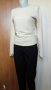 Блуза в светло бежово, от качествено трико🍀❤M/L,L❤🍀арт.4027, снимка 1 - Блузи с дълъг ръкав и пуловери - 36446954