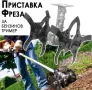 Приставка Фреза за Бензинов тример – максимална мощност и ефективност!, снимка 2