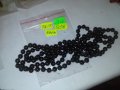 СТАРО ВИНТИДЖ ЧЕРНИ ПЕРЛИ ШИКОЗНО КОЛИЕ 5058, снимка 6