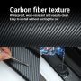 Качественно черен карбон 3D фолио стикер лепенка лента за кола автомобил джи ван бус мотор колело , снимка 4