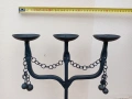старинни ръчно изработени свещници свещник, снимка 7