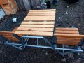 Комбинирана градинска пейка с маса , снимка 5