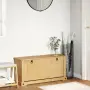 vidaXL Шкаф за обувки "Corona" 99x32x47 см бор масив, снимка 3