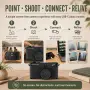 Maxmango D53 – Ретро цифров фотоапарат без екран, 4 филтъра и 8GB SD карта, снимка 8