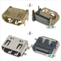 Букса конектор HDMI , mini HDMI SMT, Micro 19 pin HD connector  , снимка 4
