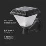 LED Соларен Градински Аплик RF Дистанционно CCT3в1, снимка 5