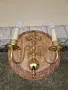 Чифт страхотни антикварни бронзови аплици за стена , снимка 2