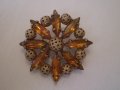 Старинна брошка - бижу Чехословакия, снимка 6