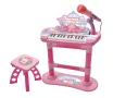 Детско пиано с микрофон и столче, снимка 2