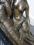 30см-8кг Canova статуетка/еротика/италианска бронзова скулптура/фигура Мария Полин Бонапарт-Венера, снимка 4