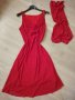 Дамска официална рокля в червен цвят, снимка 8