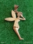 Сребърен медальон с формата на фея Tinkerbell Swarovski инкрустирана с блестящи кристали 18654, снимка 4