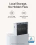BASEUS Смарт камера външна Security N1, 2K, 16GB EMMC, WiFi (2-камери + HomeStation Kit, снимка 9