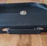 чанта с презрамка и ключ за документи черна промазан висококачествен плат, снимка 4