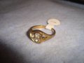 Нов ИЗИСКАН ПОЗЛАТЕН ФЕШЪН ПРЪСТЕН с ЮВЕЛИРНО ФАСЕТИРАНИ ЦИРКОНИ 7082, снимка 5