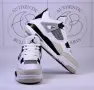 Nike Air Jordan Retro 4 Military Black Мъжки Дамски Маратонки, снимка 4
