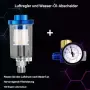 HVLP пистолет за боядисване с чаша 600ml и 3 дюзи, снимка 3