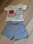 Комплект тениска и къси панталонки , снимка 1 - Комплекти за бебе - 29768120
