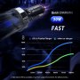 Супер бързо зарядно за кола за телефон-таблет и др.+волтметър 2X Usb Quick Charge, снимка 5