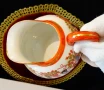 Каничка японски порцелан,злато,гейши. , снимка 7