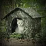 Водоустойчива къща, легло за домашни любимци на открито, кучета, котки, снимка 1