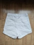 Ярко бели къси панталонки с висока талия H&M , снимка 3