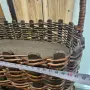 дървена кошница за бутилки, цветя, снимка 5