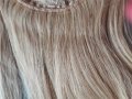 Нов рус бретон от естествена човешка коса руса - мод.3, снимка 5