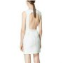 Zara S-Бяла  къса рокля с изрязан гръб , снимка 4