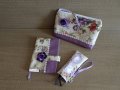 Сет в лилаво-Несесер,обложка за книга и калъф за очила, снимка 2