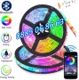 Многоцветна LED лента 2 м с Bluetooth, ЛЕД диодна лента с управление от телефон , снимка 1