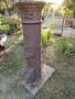 Стара красива чугунена колонна печка -Виена/Австрия 1900г., снимка 2