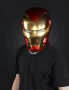 Marvel Моторизирана маска Iron Man MK5 1:1 с гласова команда Роботизирана каска Железния човек, снимка 3