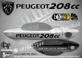 PEUGEOT стикери за дръжки SKD-PE-01, снимка 10