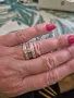 пръстен сребро и циркони, снимка 5