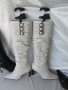 КАТО НОВИ дамски 36 - 37 кожени ботуши- бели,естествена кожа, made in BRAZIL, снимка 5