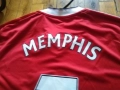 Манчестър Юнайтед маркова футболна тениска Адидас №7 Memphis Depay размер Л отлична, снимка 10