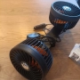 Двоен вентилатор за автомобил 12V/24V – USB & запалка, 360° ротация, 3 скорости, за задната седалка, снимка 10