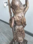 Moreau статуетки 76см-40кг/2бр чифт стари големи бронзови скулптури/фигура на ловец-рибар, снимка 11