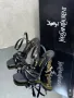 Yves Saint Laurent Дамски Черни Сандали На Ток Код D2115, снимка 2