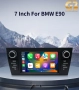 Мултимедия за BMW 3 и M3 E90 2Din 7-инчa *Android|Carplay | Bluetooth |GPS навигация | Bluetooth |, снимка 1