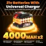 Акумулаторна духалка maXpeedingrods 21 V с две батерии и зарядно, снимка 3