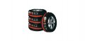 Комплект за резервни гуми Mercado Trade, 4 части, 13 - 17 цола, Черни