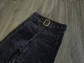 Жестоки дамски тъмно-сини дънки + колан, снимка 3