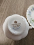 Чайна чаша с чинийка Richmond Bone China – “Blue Poppy”, Англия 🇬🇧, снимка 2
