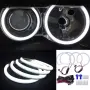 LED ангелски очи за BMW комплект 4 ринга, снимка 3