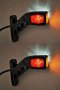 2 бр. Лед LED Диодни рогчета с 3 светлини , 12-24V , ВК119 , снимка 1 - Аксесоари и консумативи - 35528528